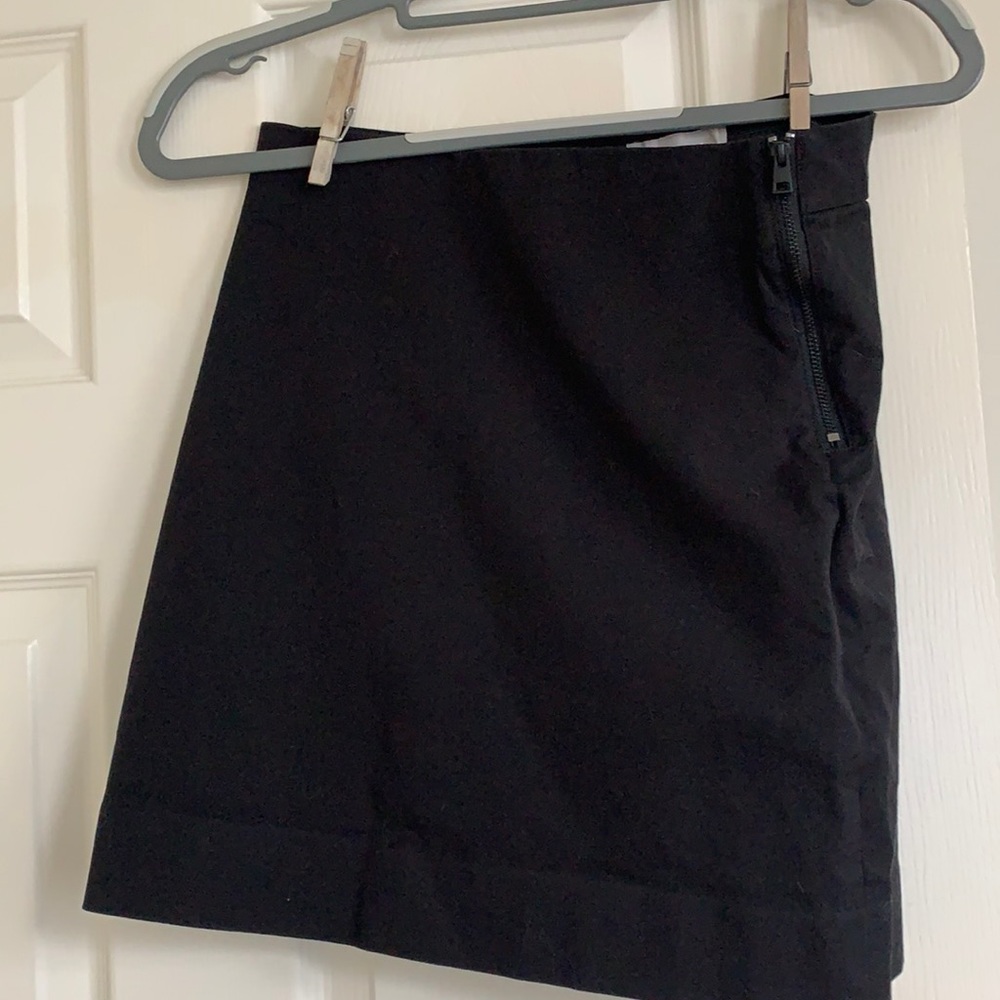 Black Everlane Mini Skirt size 4